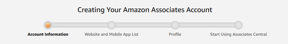 Creating your Amazon Associates