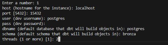 dbt postgres configuration